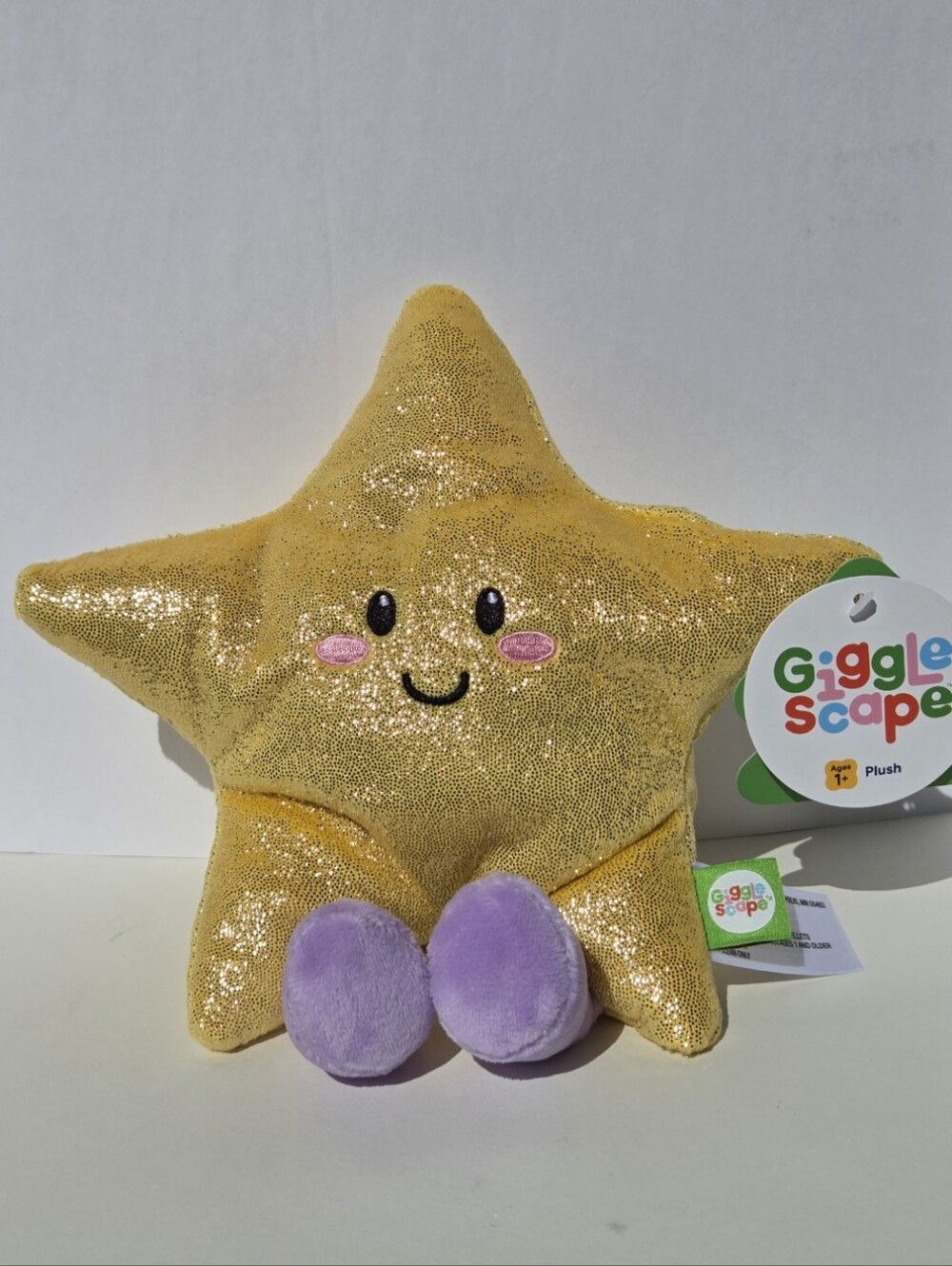 $5 When Bundled - GiggleScape Sparkly Star Plush